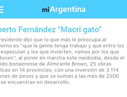 [TRAS LA DERROTA] El presidente lanzó mensajes de campaña dentro de la aplicación Mi Argentina. ...