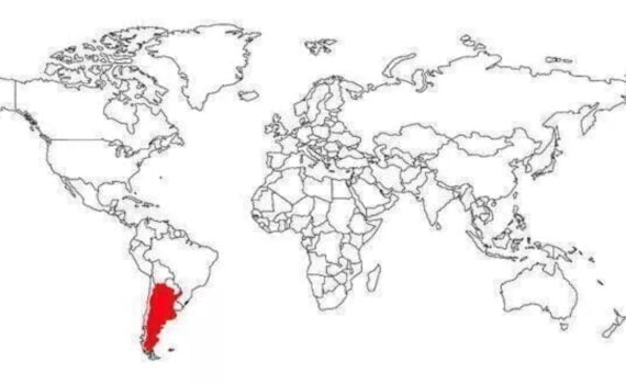 [INTERNET] Te contamos por qué la Argentina siempre está pintada de rojo en estos mapas. ...